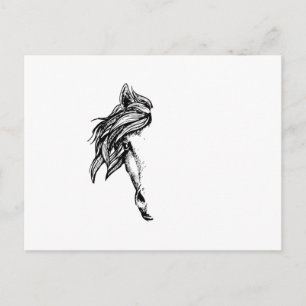 Pferdekopfreiten Reitpferde Redewendungen Geschenk Postkarte