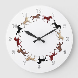 Pferdekreis 'rund um die Uhr