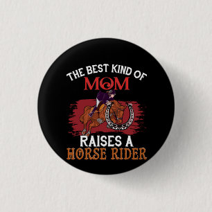 Pferdekunst die beste Mama Button