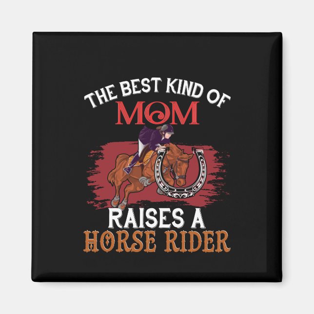 Pferdekunst die beste Mama Magnet (Vorne)