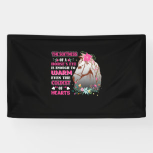 Pferdekunst die Weichheit eines Pferdes Banner