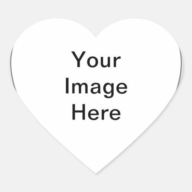 Pferdekunst Herz-Aufkleber (Vorderseite)