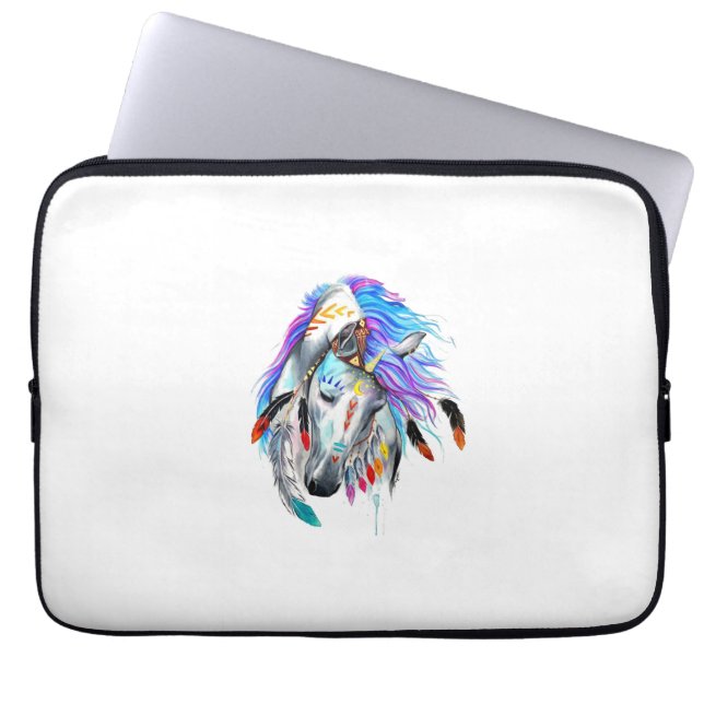 Pferdekunst Laptopschutzhülle (Vorderseite)