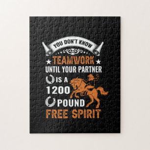 Pferdekunst Sie kennen Teamwork nicht