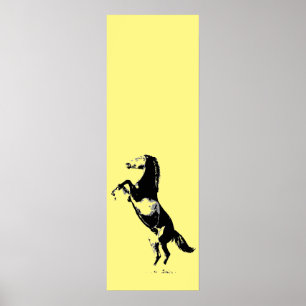 Pferdekunstwerk Poster