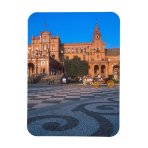 Pferdekutsche auf der Plaza de Espana in Magnet
