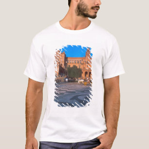 Pferdekutsche auf der Plaza de Espana in T-Shirt