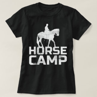 Pferdelager-Trainer Pferdeliebhaber Equine Ställe T-Shirt