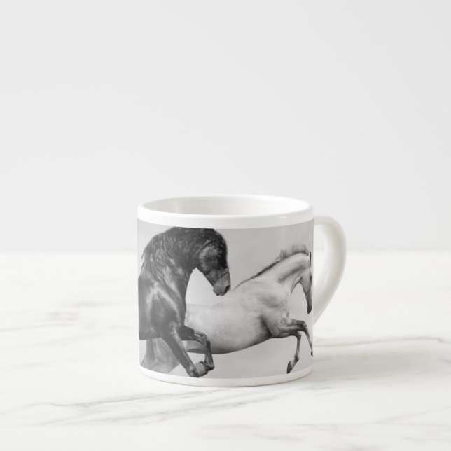 Pferdelauf Espressotasse (Vorderseite Rechts)