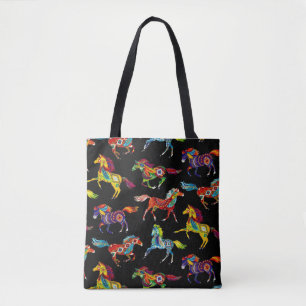 PferdeLeinwand-Taschen-Tasche Tasche