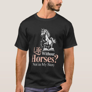 Pferdeliebhaber Reitsport und Reiten für Mädchen T-Shirt