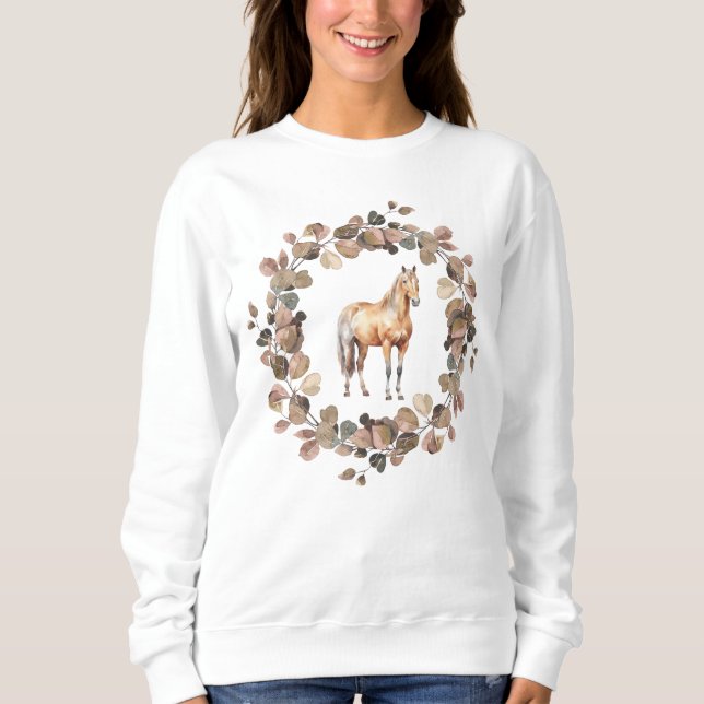 Pferdeliebhaber Sweatshirt (Vorderseite)