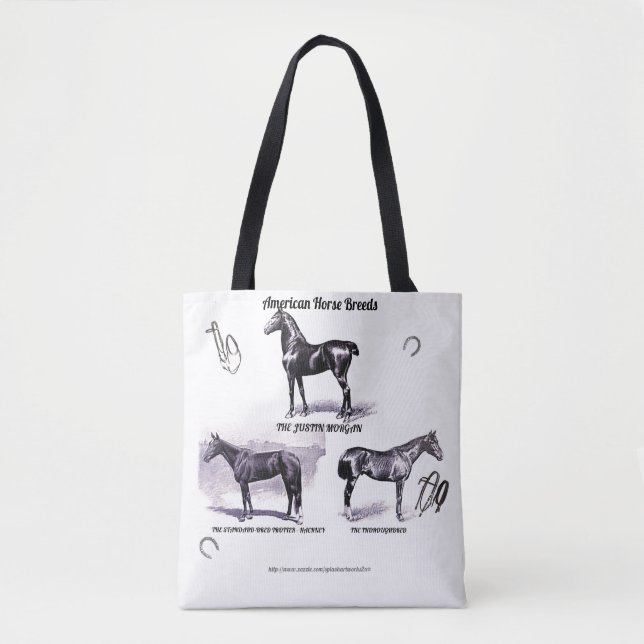 "Pferdeliebhaber" Tasche (Vorderseite)