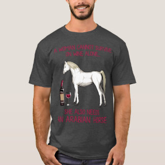 Pferdeliebhaber Weinliebhaber Junge T-Shirt