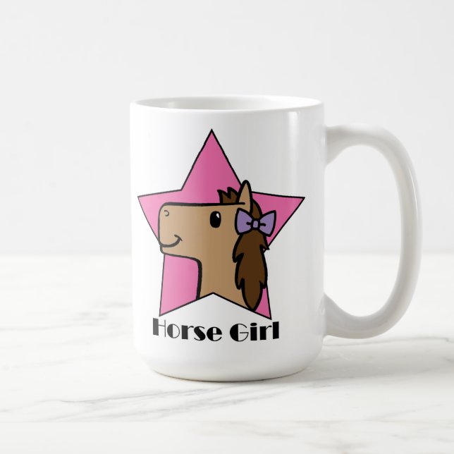 Pferdemädchen Kaffeetasse (Rechts)