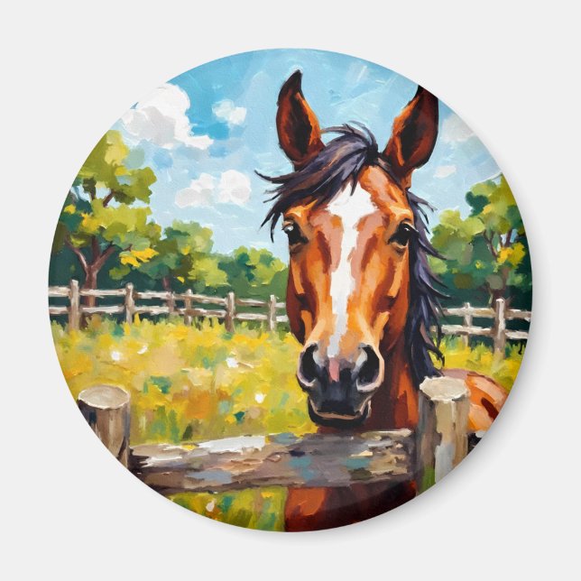 Pferdemagnet Magnet (Vorne)