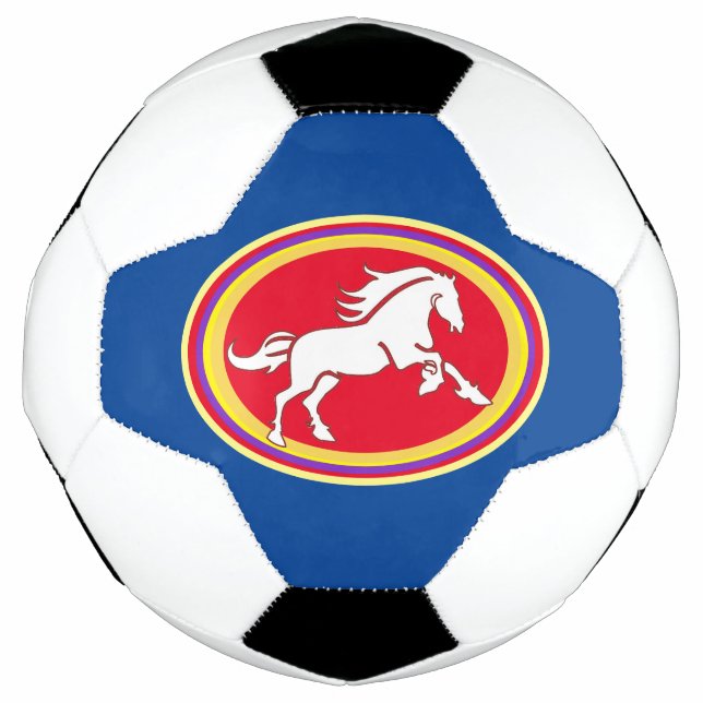 Pferdemedaillon Fußball-Ball, Country Western Ball (Vorderseite)