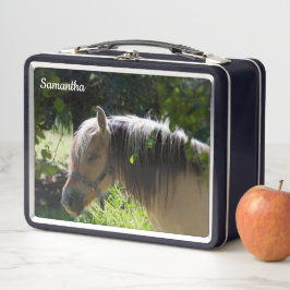 Pferdemetall-Lunchbox Metall Brotdose