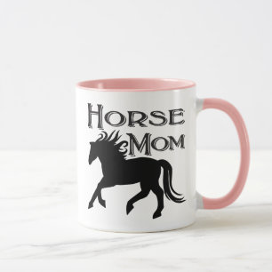 Pferdemutter, Reiter, Rodeo, Farmpony Cowboy Tasse