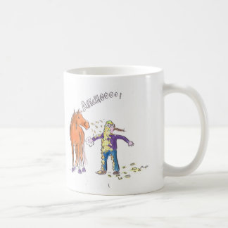 Pferdeniesen Kaffeetasse