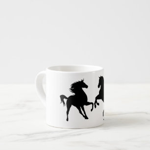 Pferdepaare Espresso Cup Familie Espressotasse