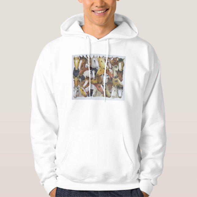 Pferdepferde Hoodie (Vorderseite)