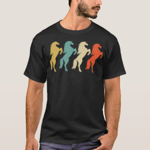 Pferdepony Retro-Eispferde Marke Norman T-Shirt