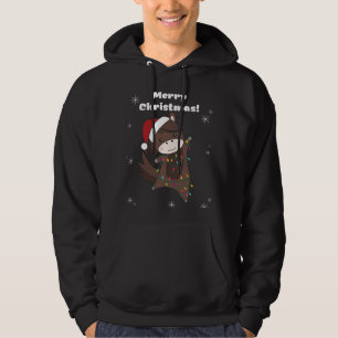 Pferdepony Weihnachtsschnee Wintertiere Pferde Hoodie