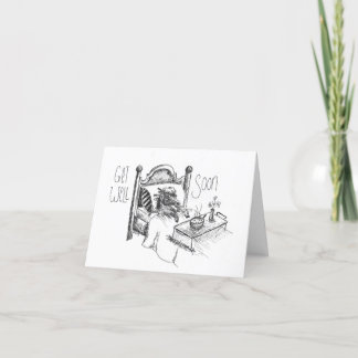 Pferdepony wird bald gut dankeskarte