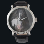 Pferdeportrait II Armbanduhr<br><div class="desc">Tiere</div>