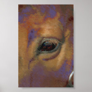 Pferdeportrait Poster