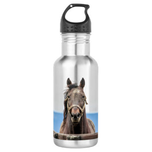Pferdeportrait Trinkflasche