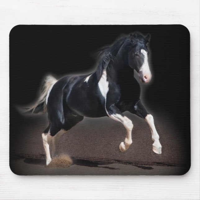 Pferdeportrait VIII Mousepad (Vorne)