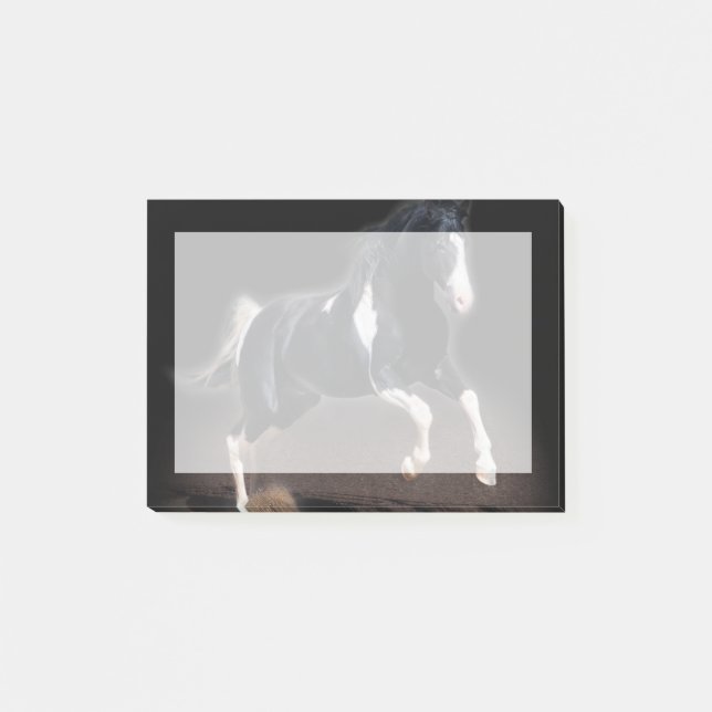 Pferdeportrait VIII Post-it Klebezettel (Vorderseite)