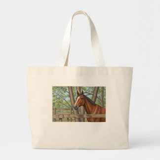 Pferdeporträt Jumbo-Tasche Jumbo Stoffbeutel