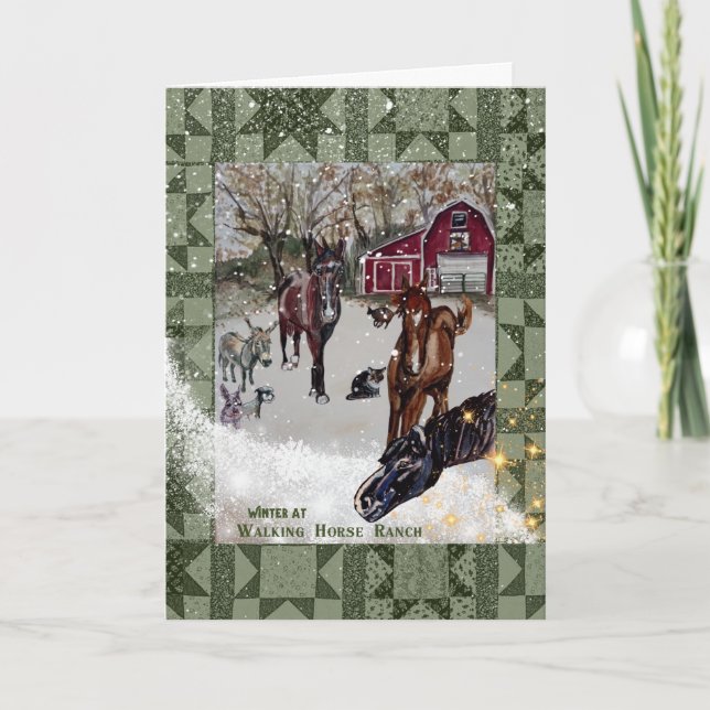 Pferderasse Karte (Vorderseite)