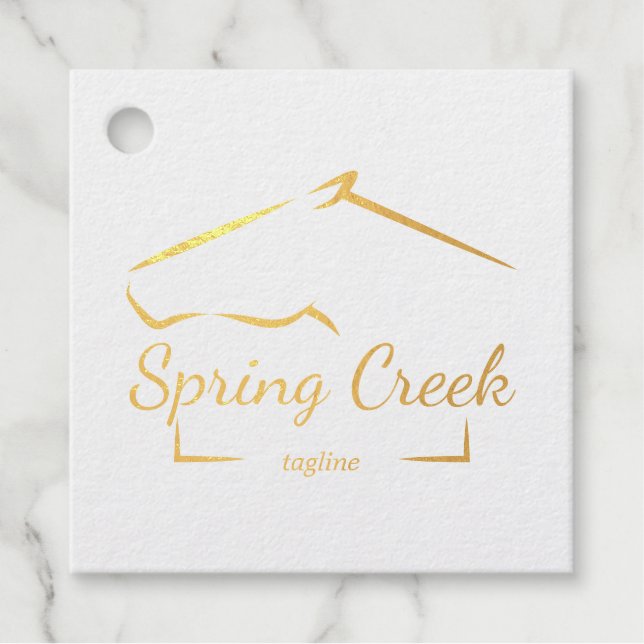 Pferderasse | Pferdefarm Geschenkanhänger (Vorderseite)