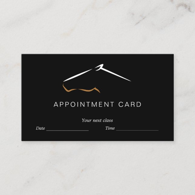 Pferderasse | Pferdefarm Terminkarte (Vorderseite)