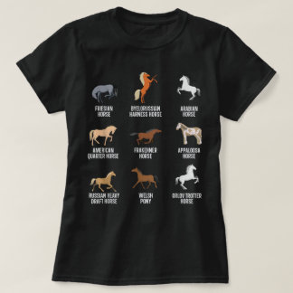 Pferderassen Reitsport Pferd Reiter Rennfahrer T-Shirt