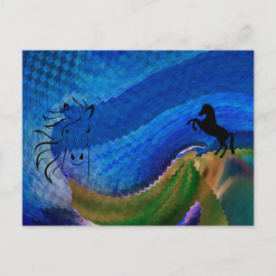 Pferderaum - Freiheit Postkarte