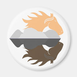 PferdeReflektion Magnet