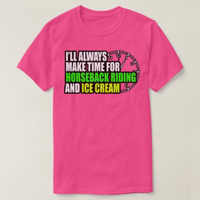 Pferdereiten6 T-Shirt (Design vorne)