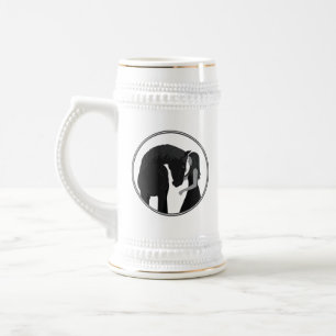 Pferdereiten Bierglas