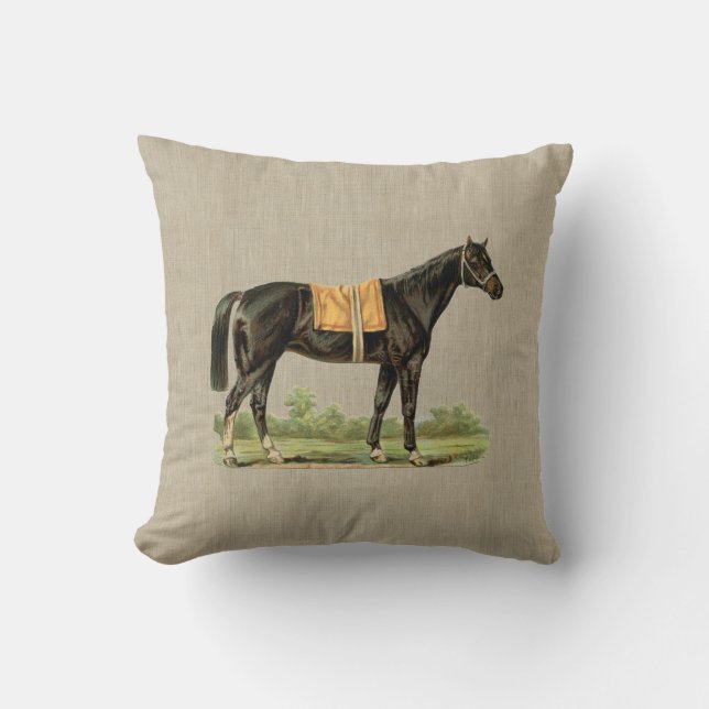 Pferdereiten Derby Reitsport Reittier Kissen (Vorderseite)