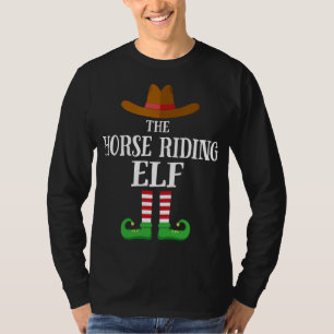 Pferdereiten Elf Matching Familie Weihnachten Paja T-Shirt