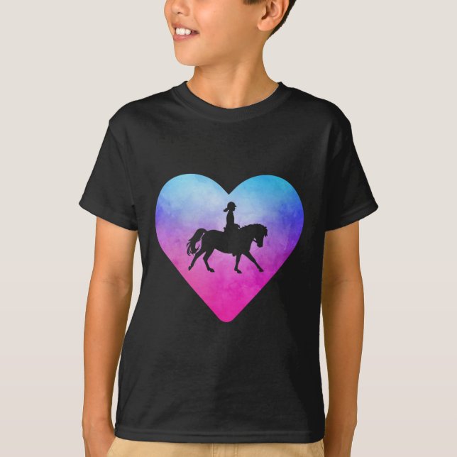 Pferdereiten für Frauen oder Mädchen T-Shirt (Vorderseite)