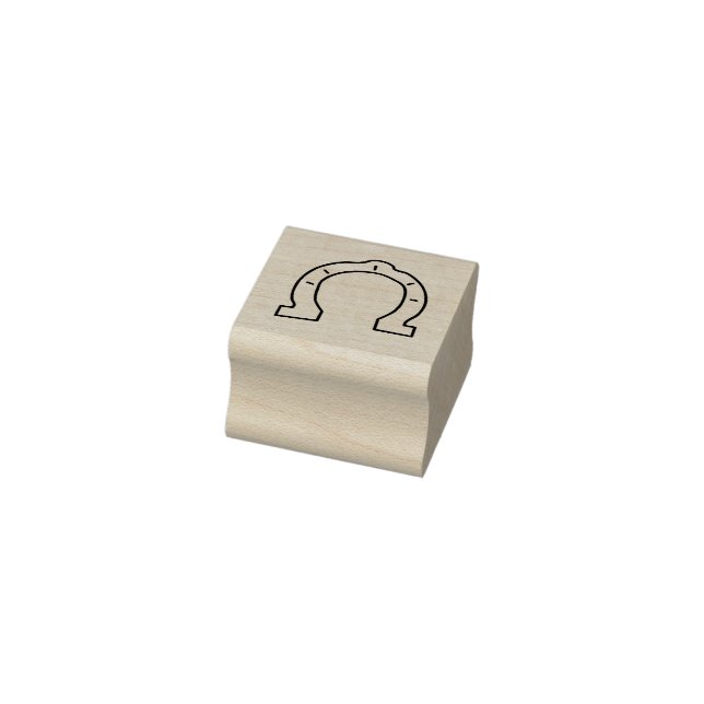 Pferdereiten Gummistempel (Stempel)