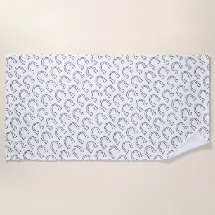 Pferdereiten Horseshoe Printwerbung Strandtuch