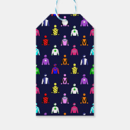Pferdereiten Jockey Silks Muster Geschenkanhänger