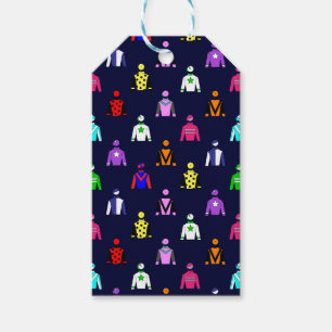 Pferdereiten Jockey Silks Muster Geschenkanhänger